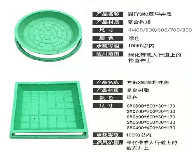 夏津树脂复合种植井盖展示